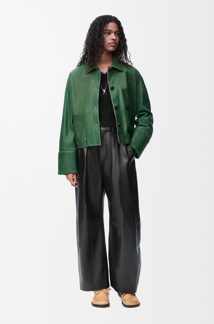 Loewe Turn-up Jacket In Nappa Lambskin 2 Colours