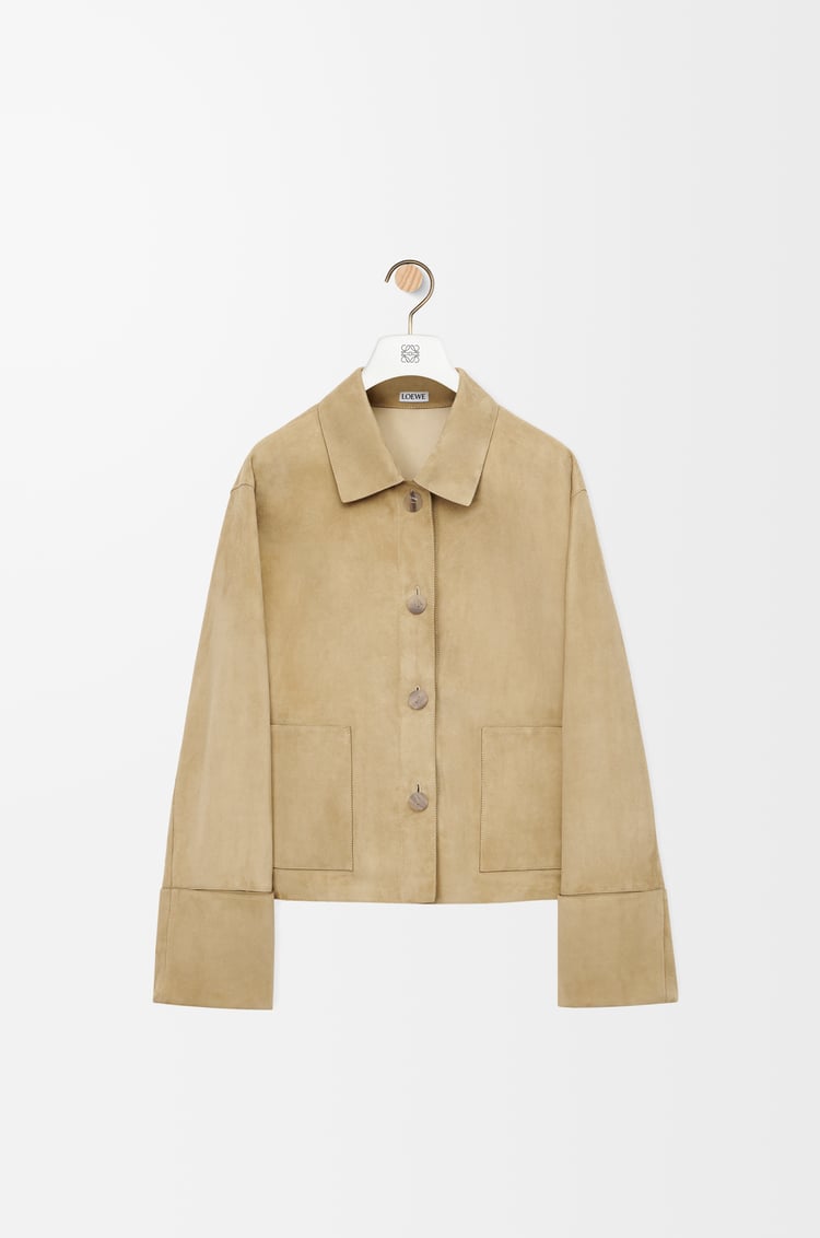 Loewe Turn-up jacket in suede lambskin 1 Colours