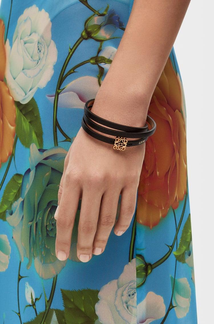 Loewe Twist Bangle In Calfskin 4 Colours