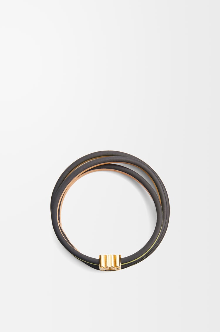Loewe Twist Bangle In Calfskin 4 Colours