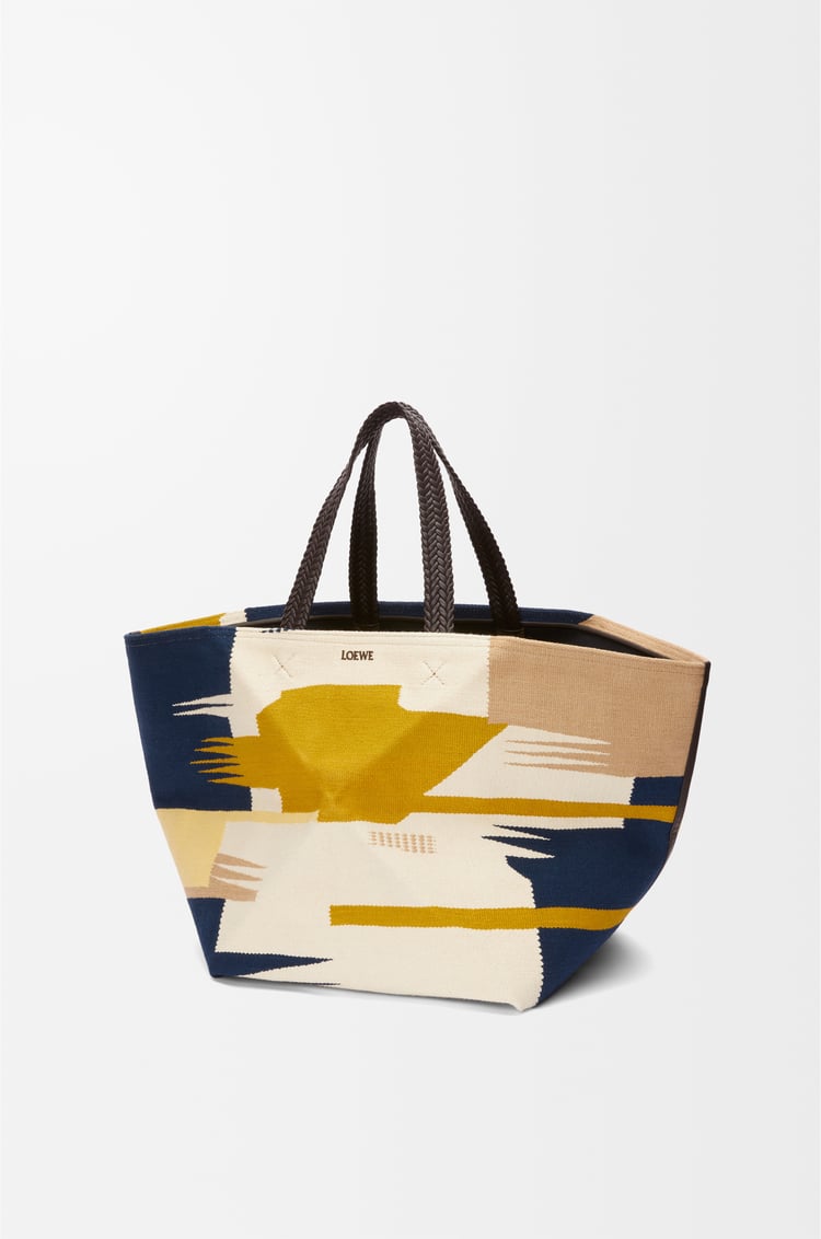 Loewe XXL Puzzle Fold Tote In Canvas 1 Colours