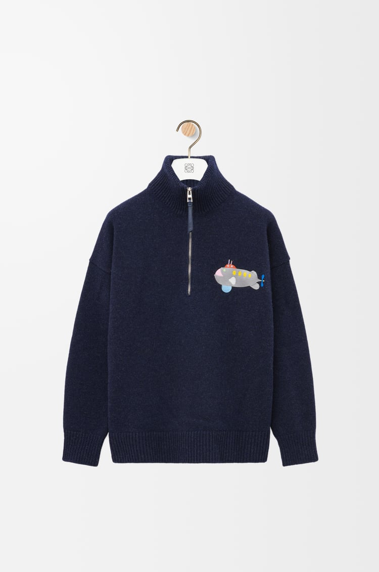 Loewe Zip-up sweater in wool 1 Colours