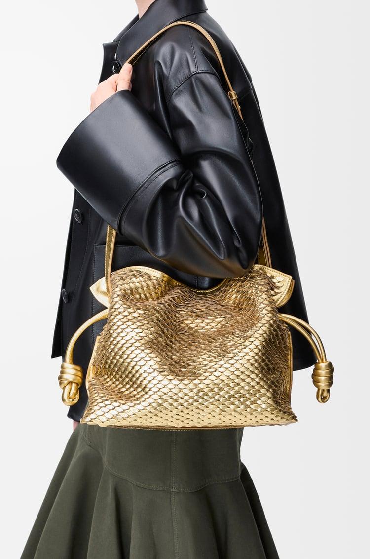 Loewe Medium Flamenco Clutch In Laminated Lambskin 1 Colours