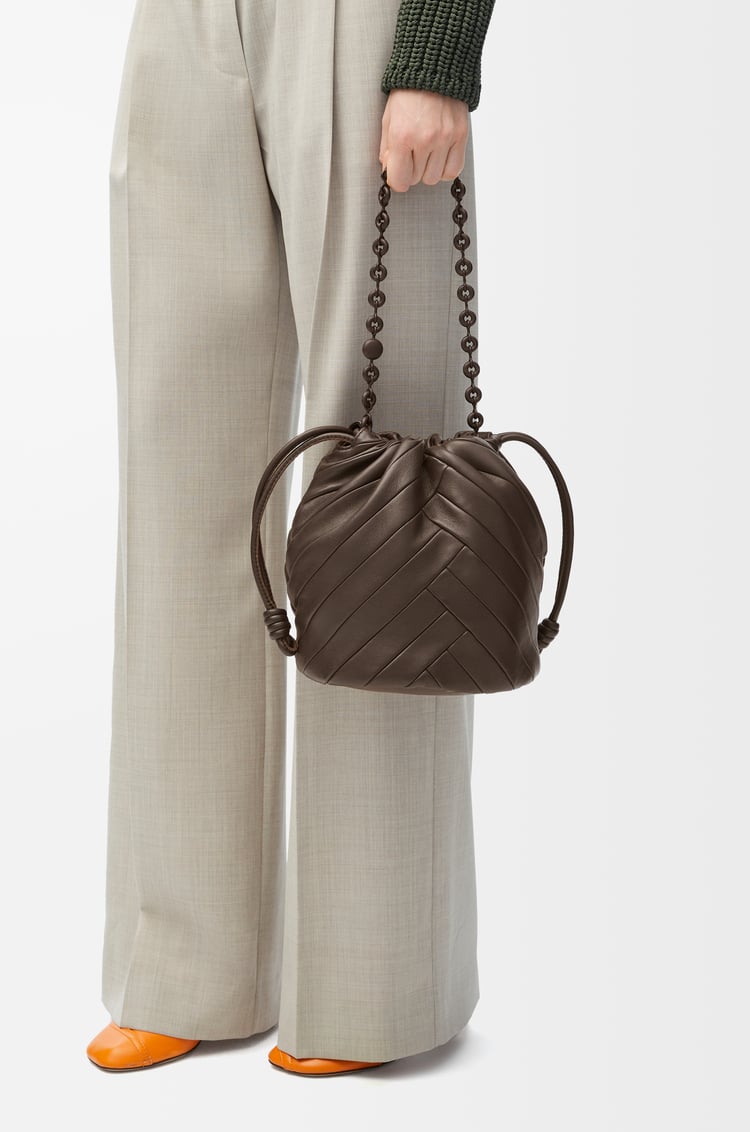 Loewe Medium Flamenco Purse Bucket In Mellow Nappa Lambskin 3 Colours