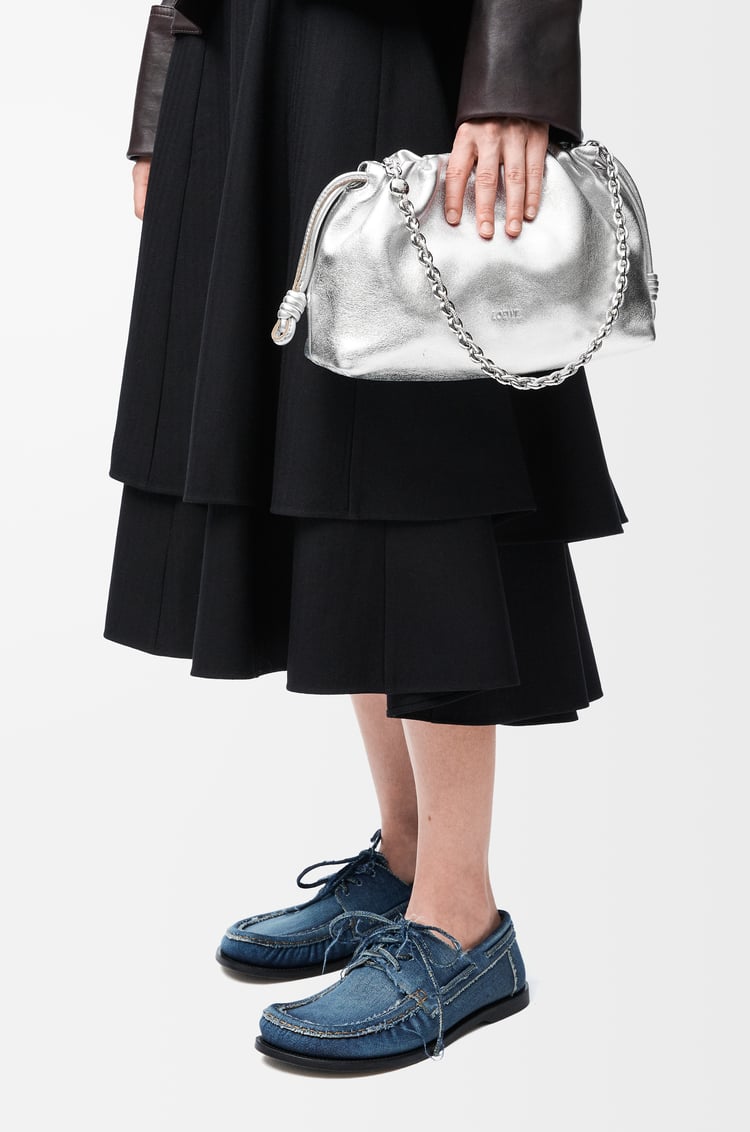 Loewe Medium Flamenco Purse In Laminated Lambskin 2 Colours