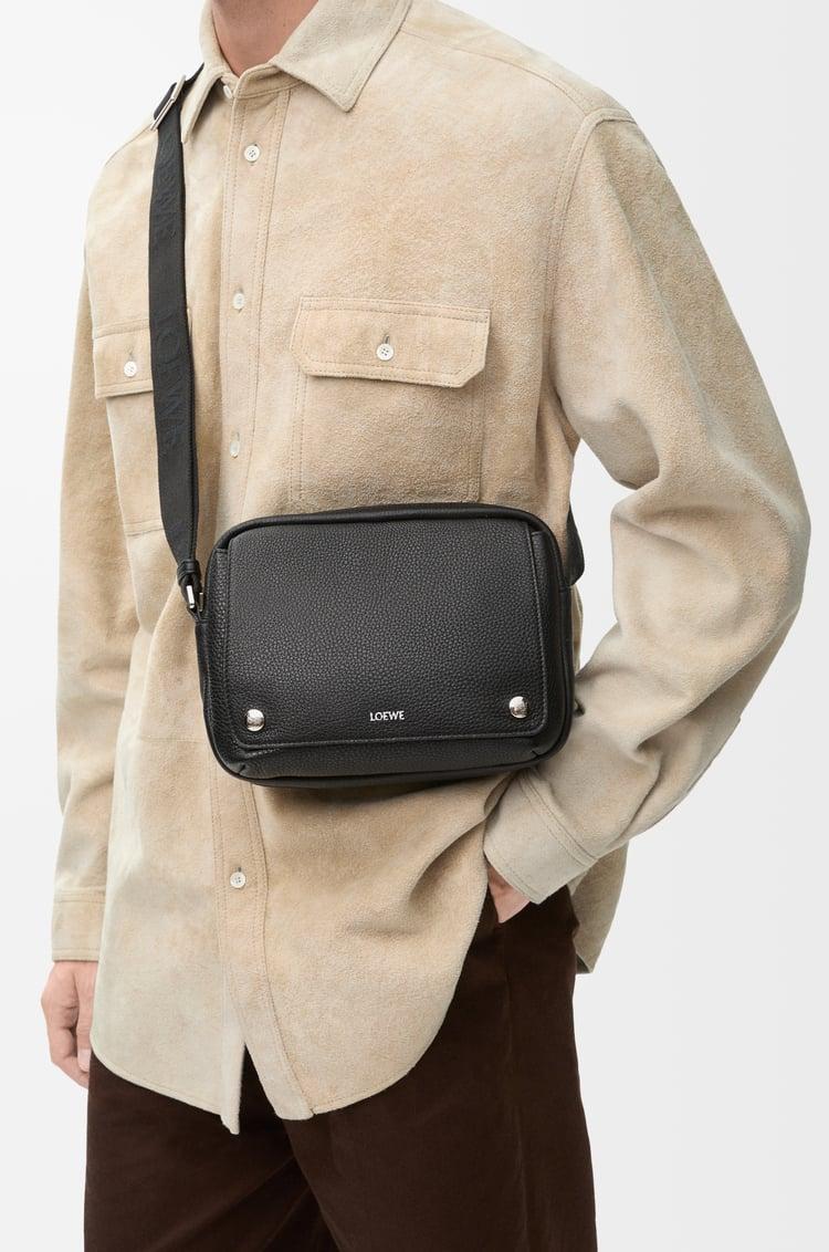 Loewe Medium Pebble Messenger Bag In Supple Grained Calfskin 3 Colours