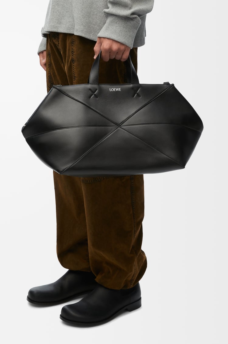 Loewe Medium Puzzle Fold Duffle In Shiny Calfskin 1 Colours