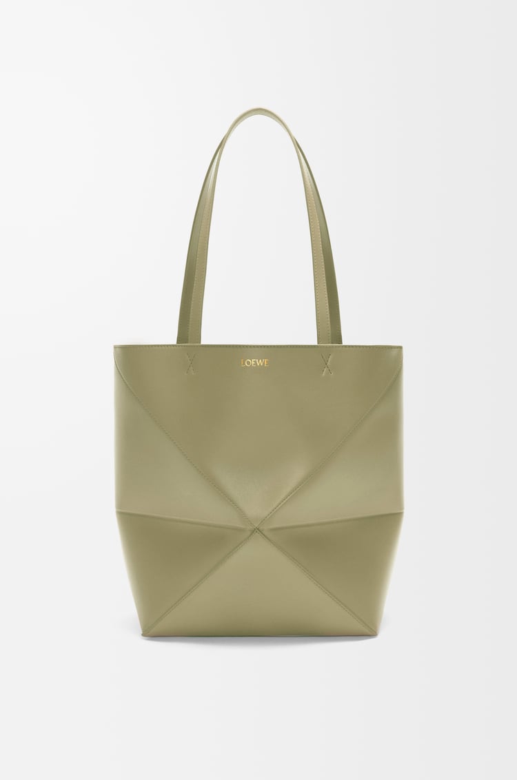 Loewe Medium Puzzle Fold tote in shiny calfskin 9 Colours