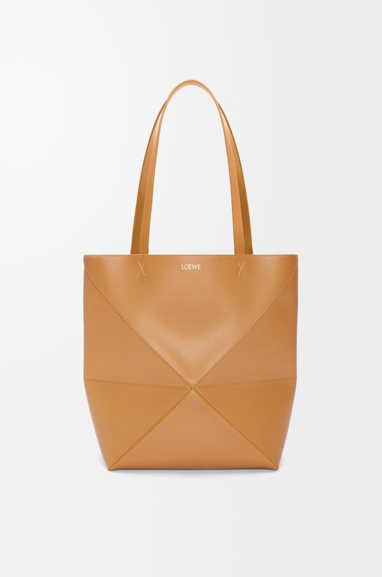 Loewe Medium Puzzle Fold tote in shiny calfskin 9 Colours