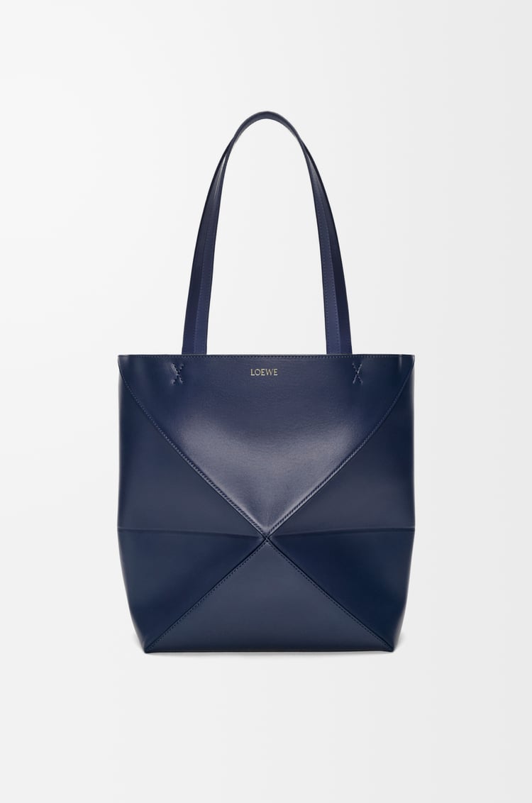 Loewe Medium Puzzle Fold tote in shiny calfskin 9 Colours