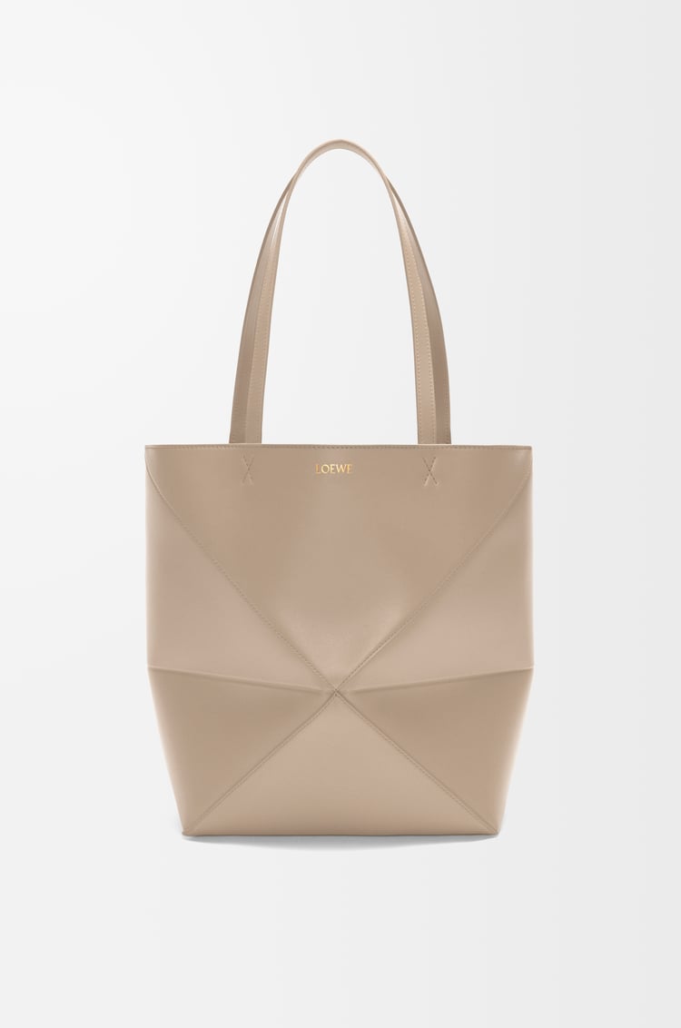 Loewe Medium Puzzle Fold tote in shiny calfskin 9 Colours