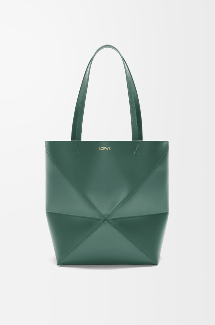 Loewe Medium Puzzle Fold tote in shiny calfskin 9 Colours