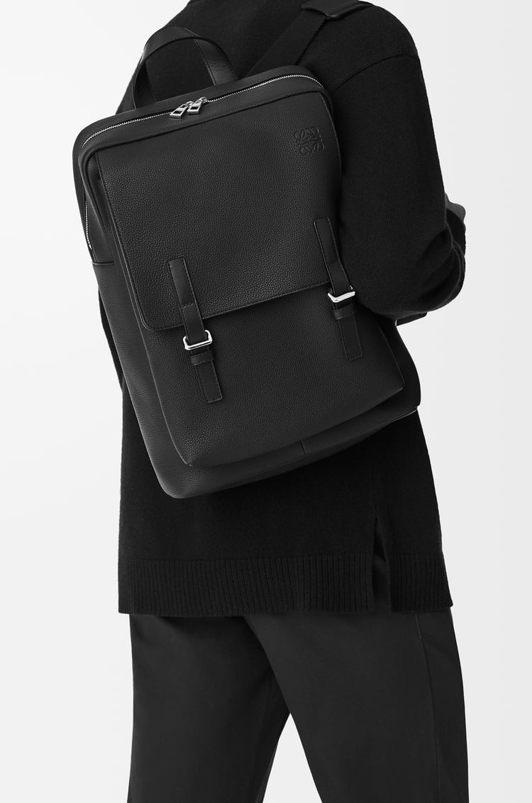 Loewe Military Backpack In Soft Grained Calfskin 3 Colours