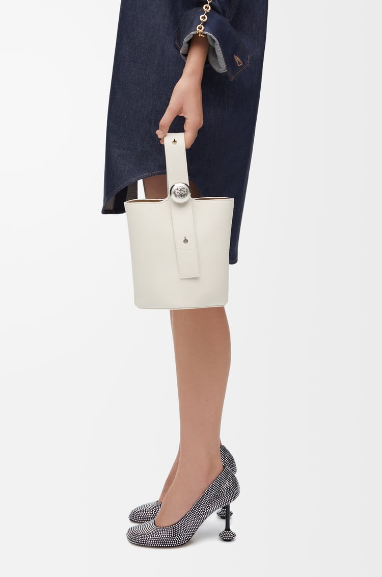 Loewe Mini Pebble Bucket Bag In Soft Grained Calfskin 4 Colours