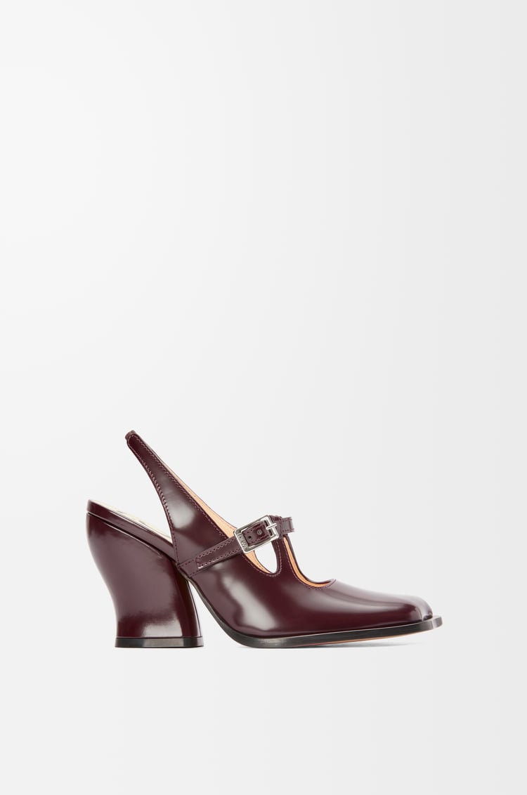 Loewe Onda slingback pump in brushed calfskin 2 Colours