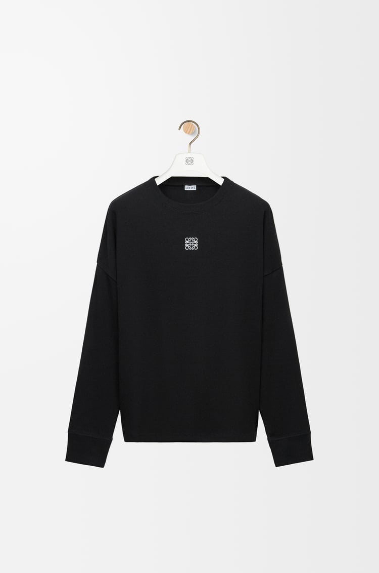 Loewe Oversized fit long sleeve T-shirt in cotton 2 Colours