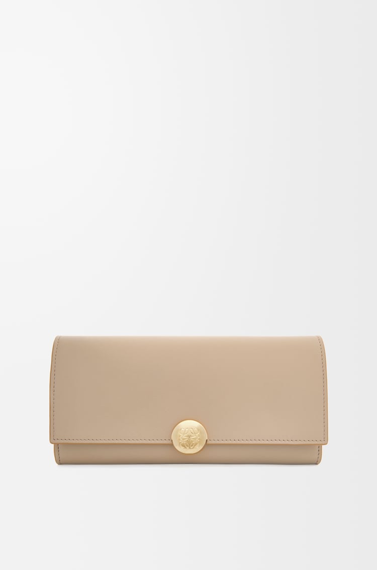 Loewe Pebble continental wallet in shiny nappa calfskin 5 Colours