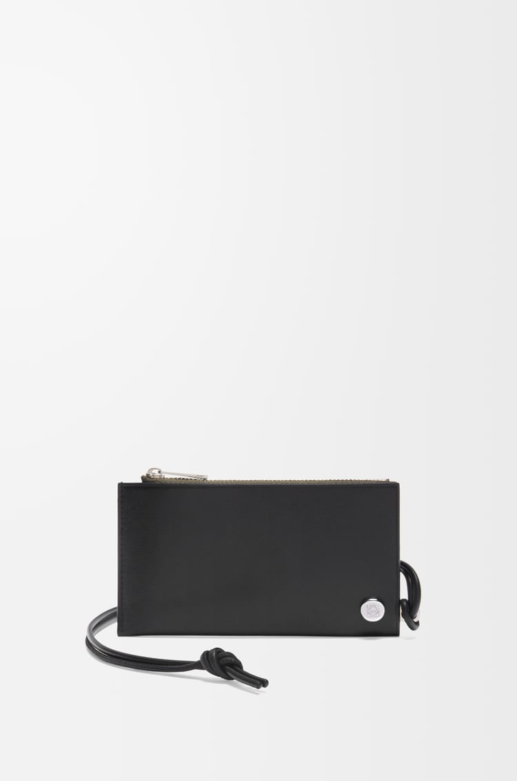 Loewe Pebble Slider coin cardholder in shiny nappa calfskin 2 Colours