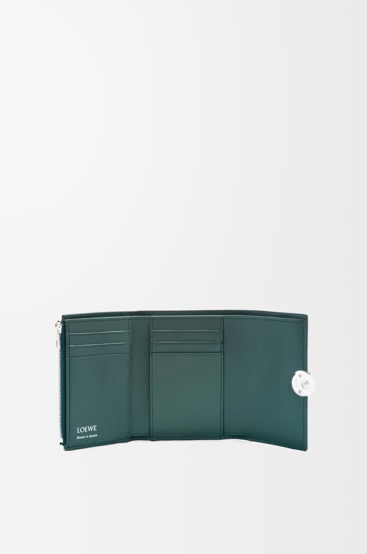 Loewe Pebble Small Vertical Wallet In Shiny Nappa Calfskin 9 Colours