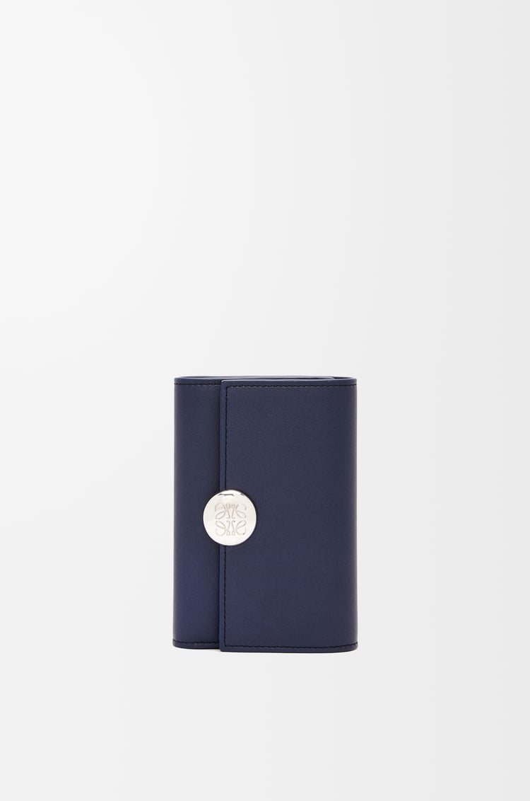 Loewe Pebble small vertical wallet in shiny nappa calfskin 9 Colours