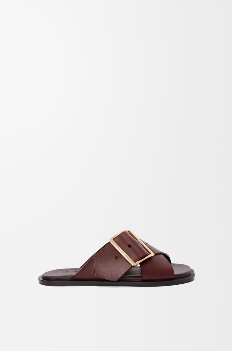 Loewe Petal Belt flat sandal in vegetable-tanned calfskin 2 Colours