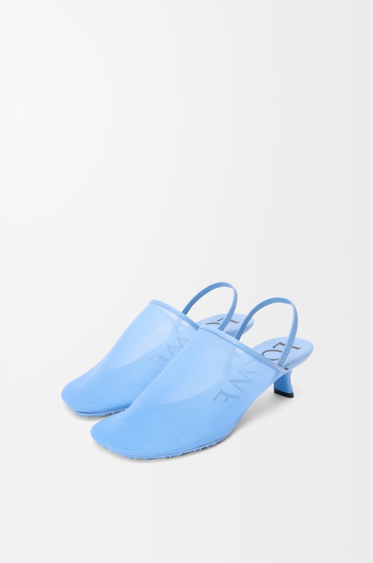 Loewe Petal Slingback Heel Sandal In Mesh 3 Colours