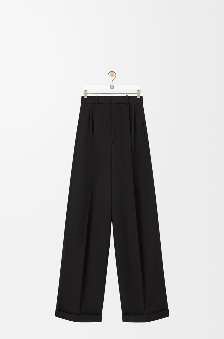 Loewe Pleated trousers in cotton and silk 2 Colours