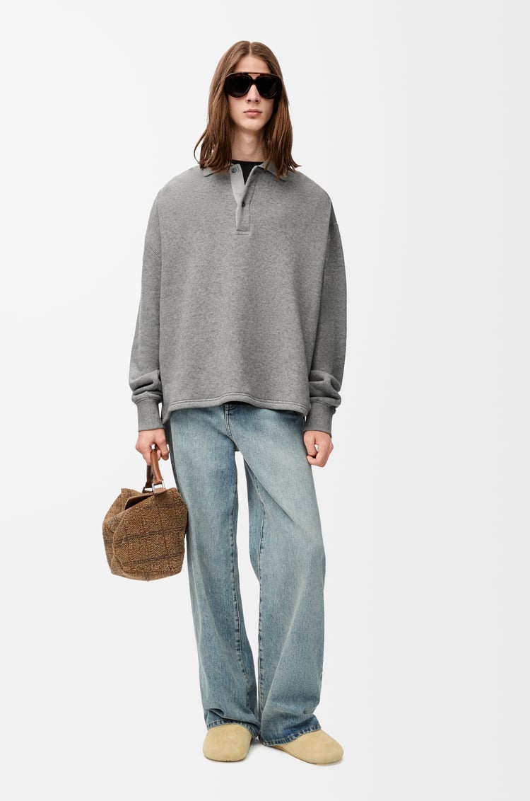 Loewe Polo Sweatshirt In Cotton And Cashmere 1 Colours