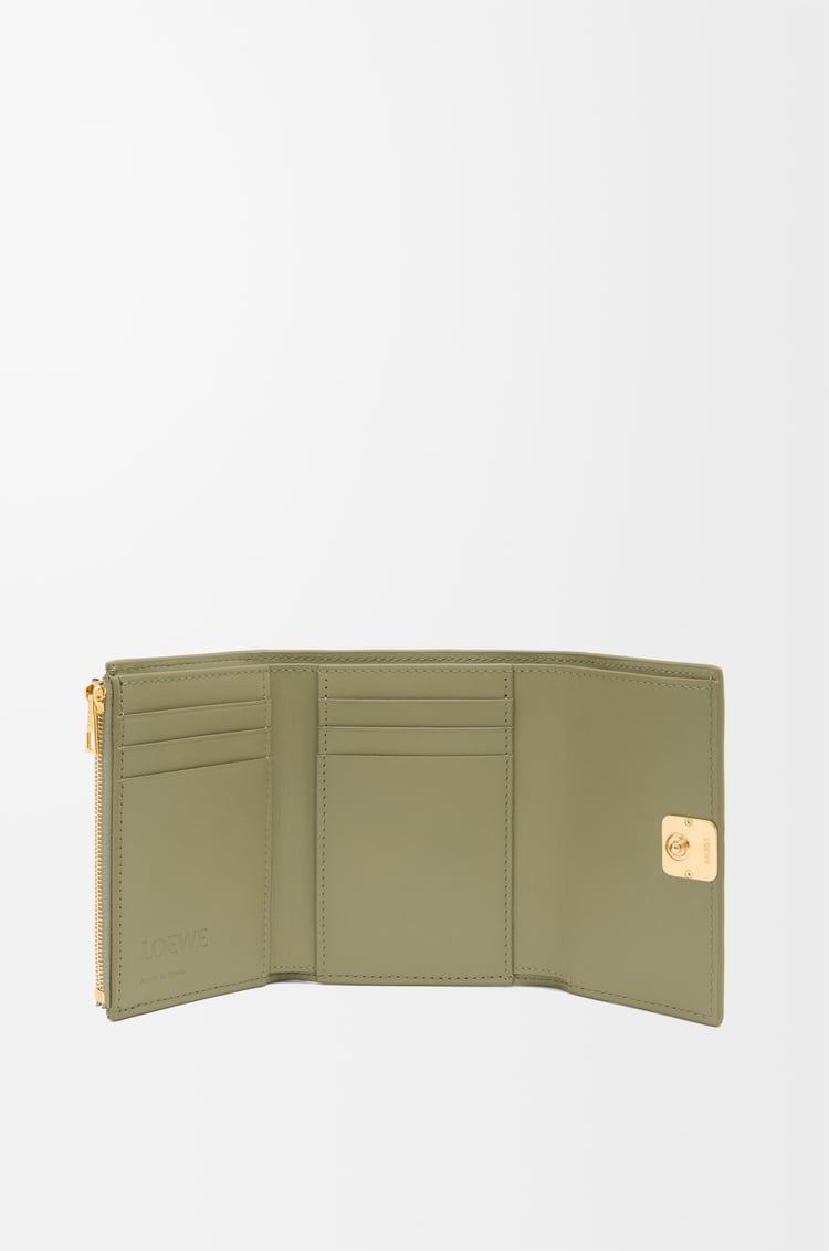Loewe Puffer Anagram Small Vertical Wallet In Shiny Nappa Calfskin 5 Colours