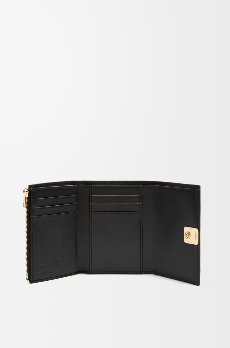 Loewe Puffer Anagram Small Vertical Wallet In Shiny Nappa Calfskin 5 Colours