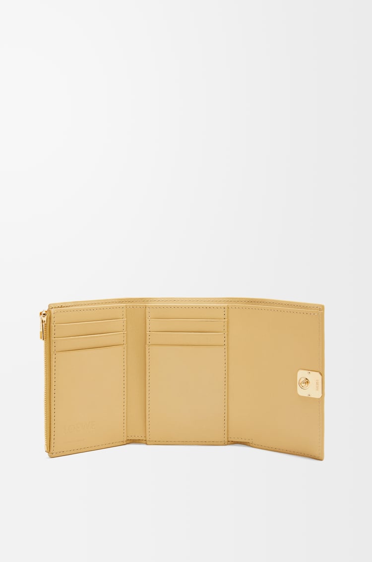 Loewe Puffer Anagram Small Vertical Wallet In Shiny Nappa Calfskin 5 Colours