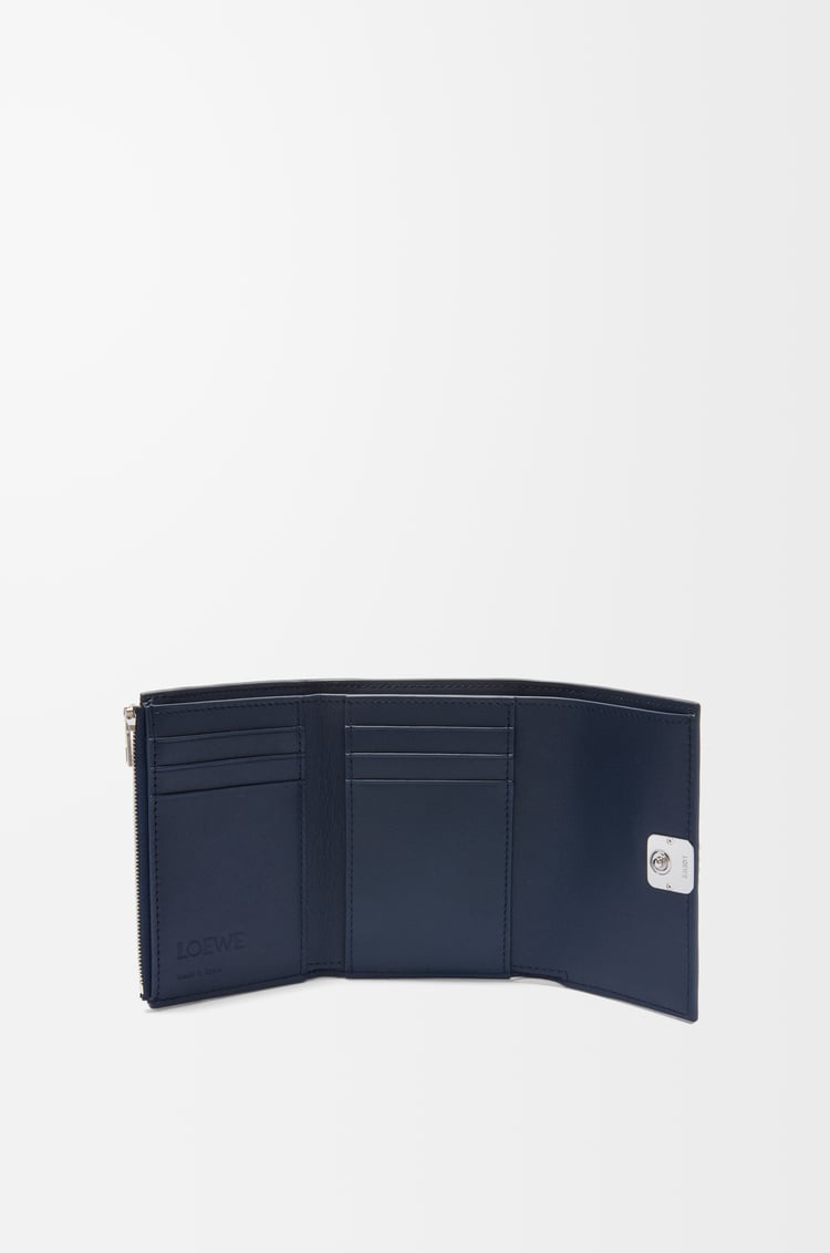 Loewe Puffer Anagram Small Vertical Wallet In Shiny Nappa Calfskin 5 Colours