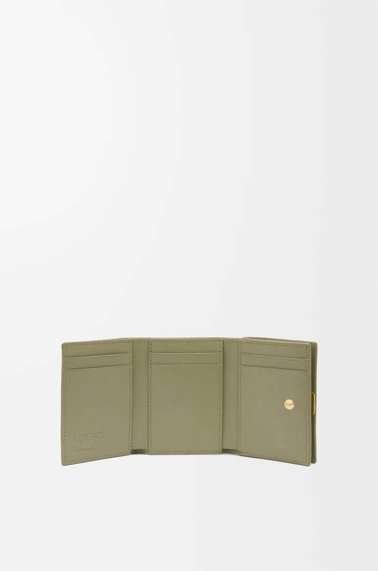 Loewe Puffer Anagram Trifold Wallet In Shiny Nappa Calfskin 5 Colours