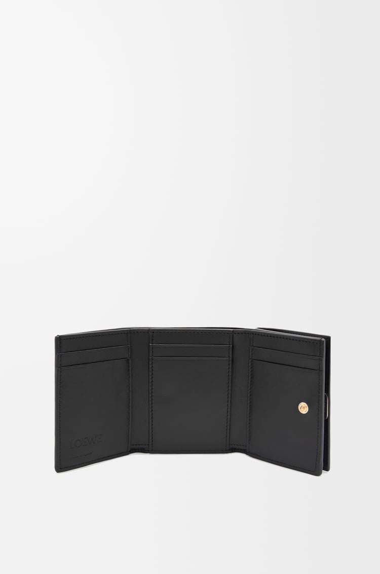 Loewe Puffer Anagram Trifold Wallet In Shiny Nappa Calfskin 5 Colours