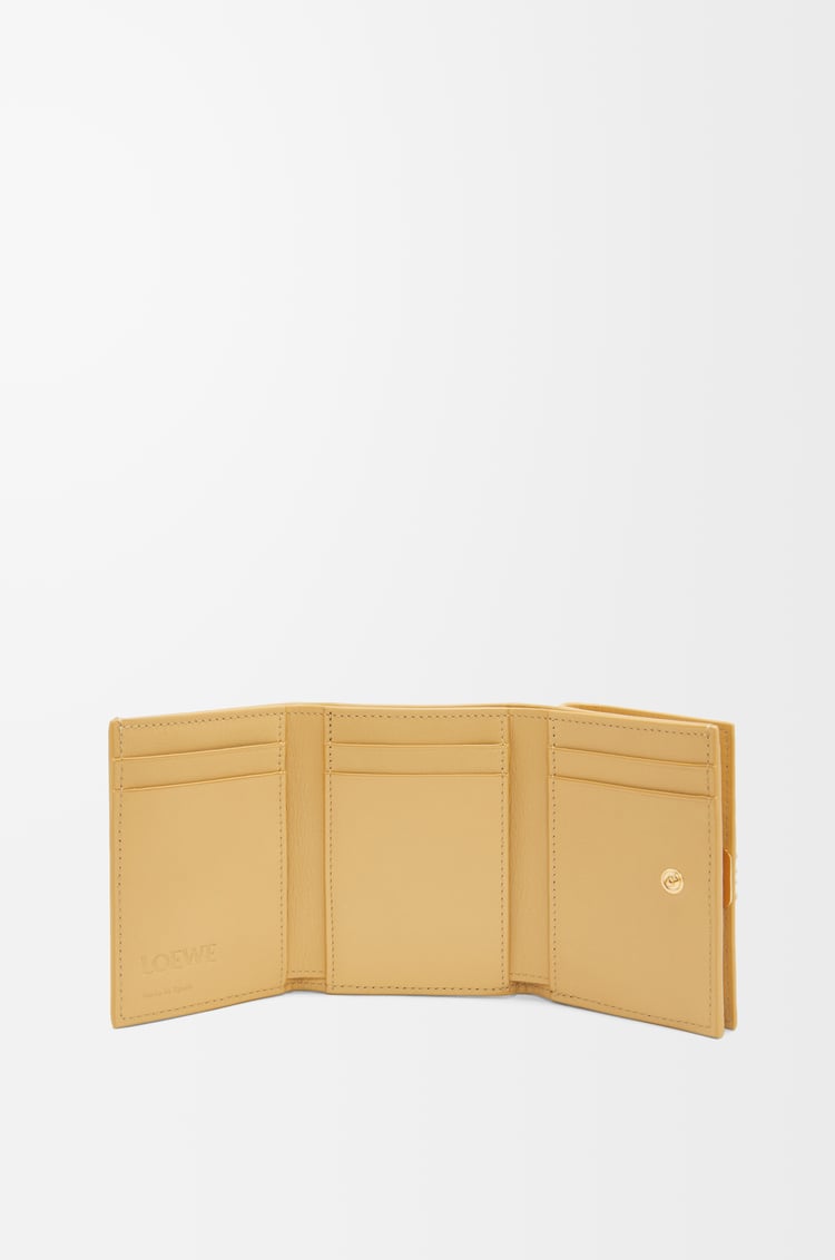 Loewe Puffer Anagram Trifold Wallet In Shiny Nappa Calfskin 5 Colours