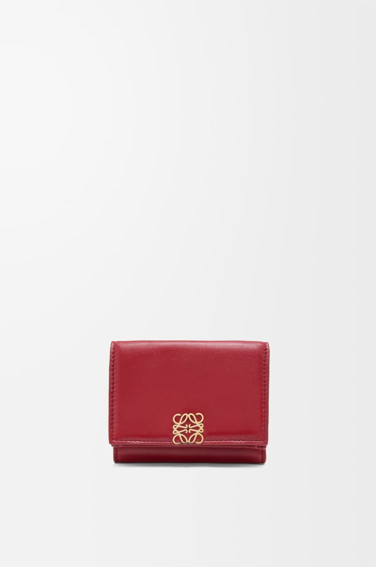 Loewe Puffer Anagram trifold wallet in shiny nappa calfskin 5 Colours