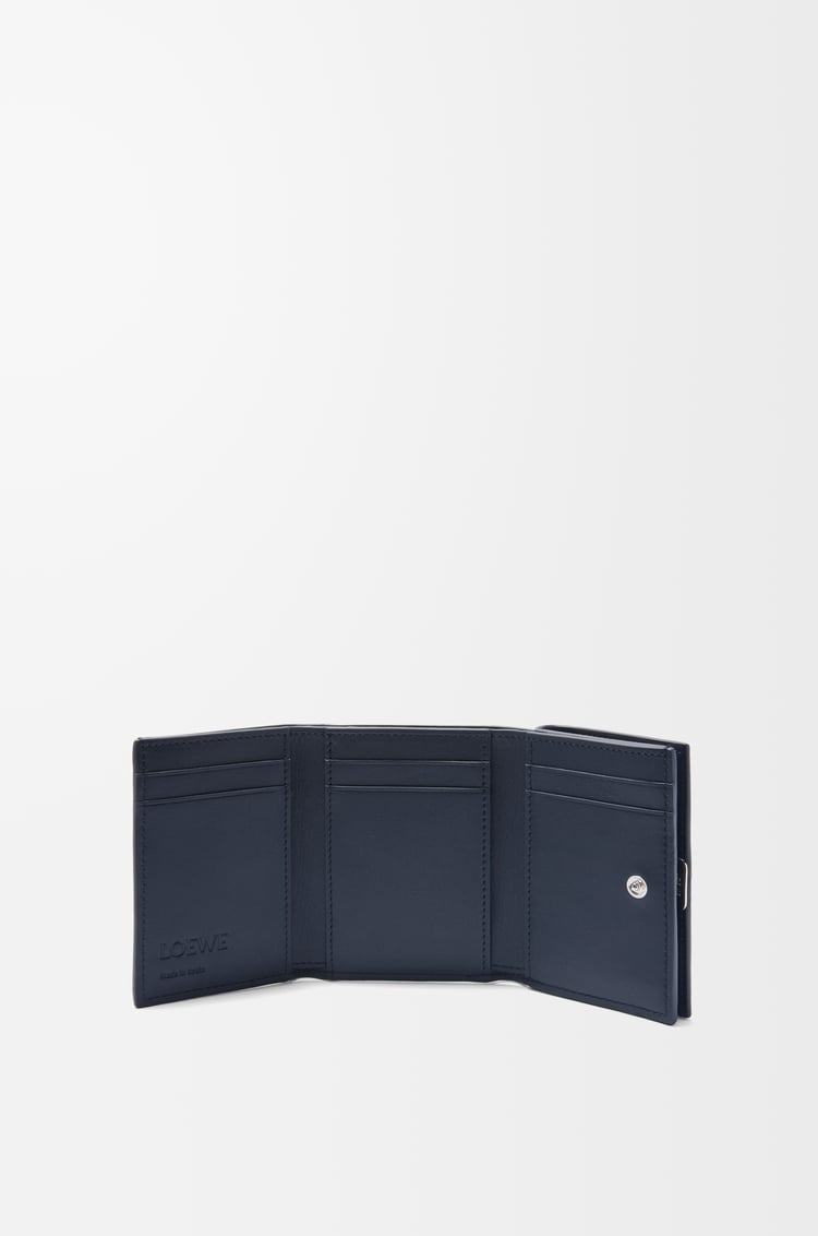 Loewe Puffer Anagram Trifold Wallet In Shiny Nappa Calfskin 5 Colours