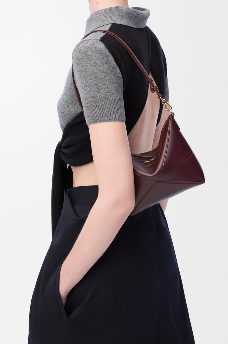 Loewe Puzzle Fold Pouch In Shiny Nappa Calfskin 8 Colours