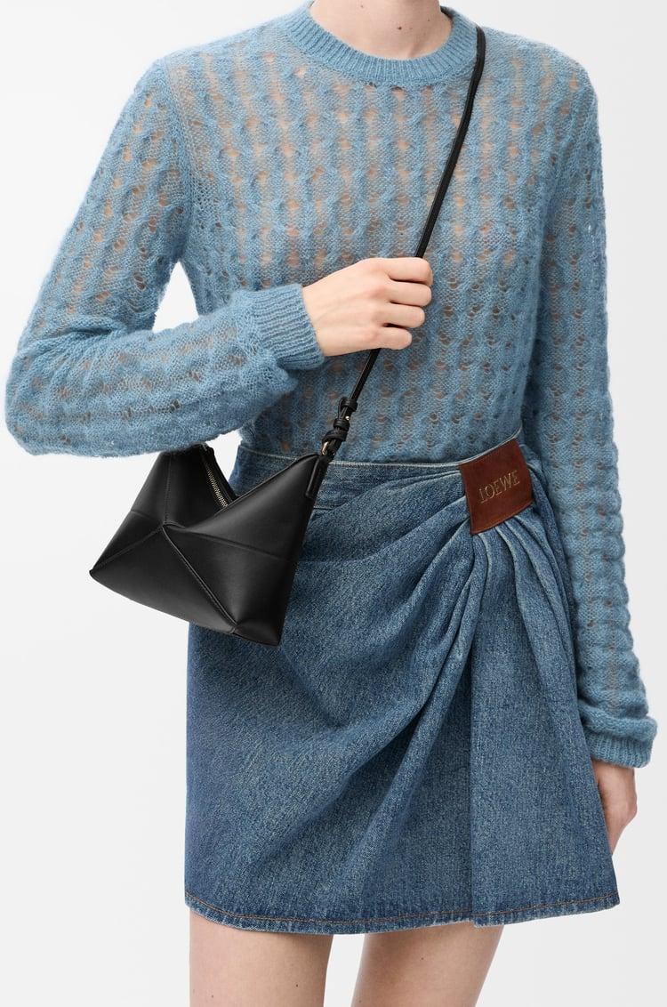 Loewe Puzzle Fold Pouch In Shiny Nappa Calfskin 8 Colours