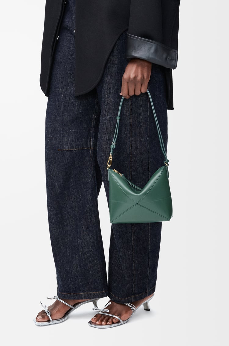 Loewe Puzzle Fold Pouch In Shiny Nappa Calfskin 8 Colours