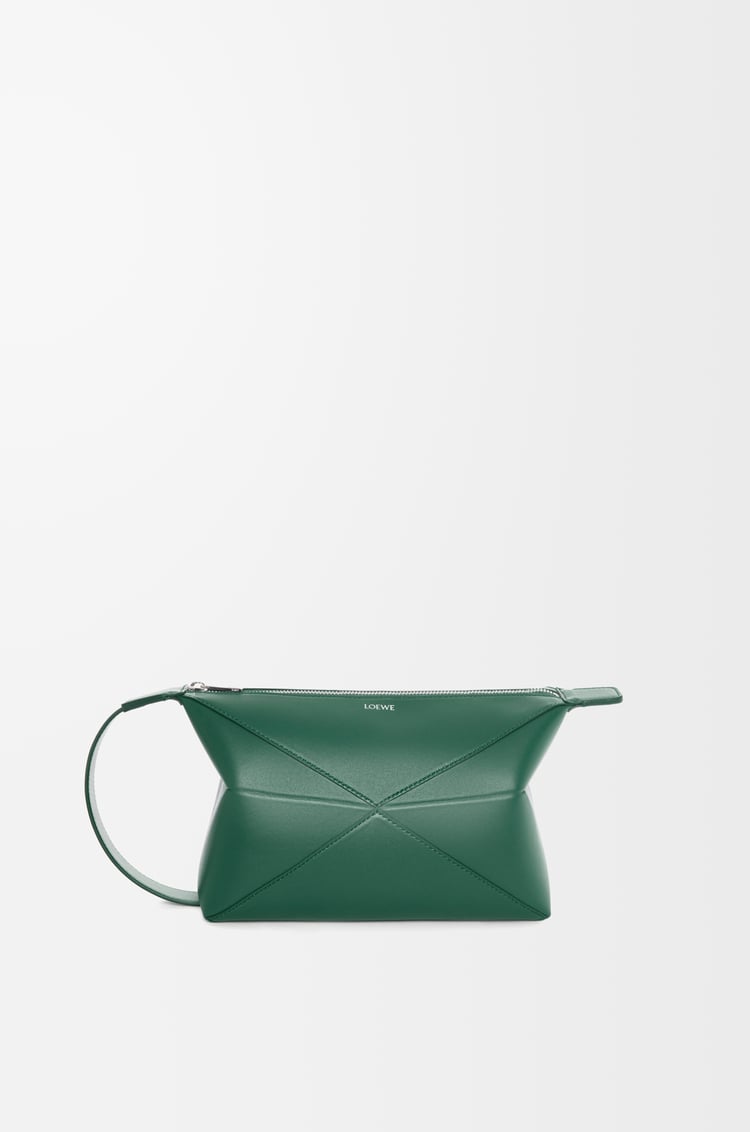 Loewe Puzzle Fold wash bag in shiny calfskin 4 Colours