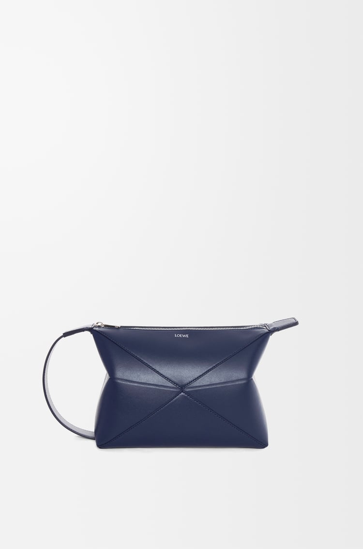 Loewe Puzzle Fold wash bag in shiny calfskin 4 Colours