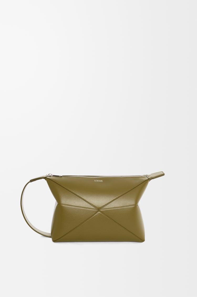 Loewe Puzzle Fold wash bag in shiny calfskin 4 Colours