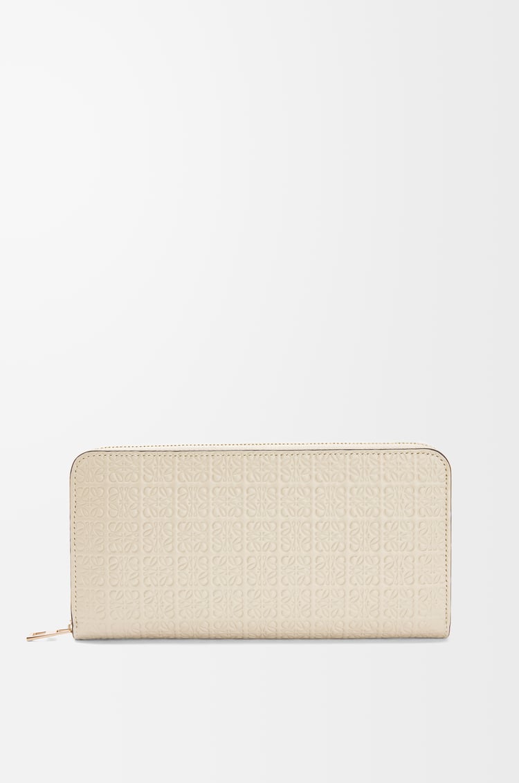 Loewe Repeat zip around wallet in embossed silk calfskin 1 Colours