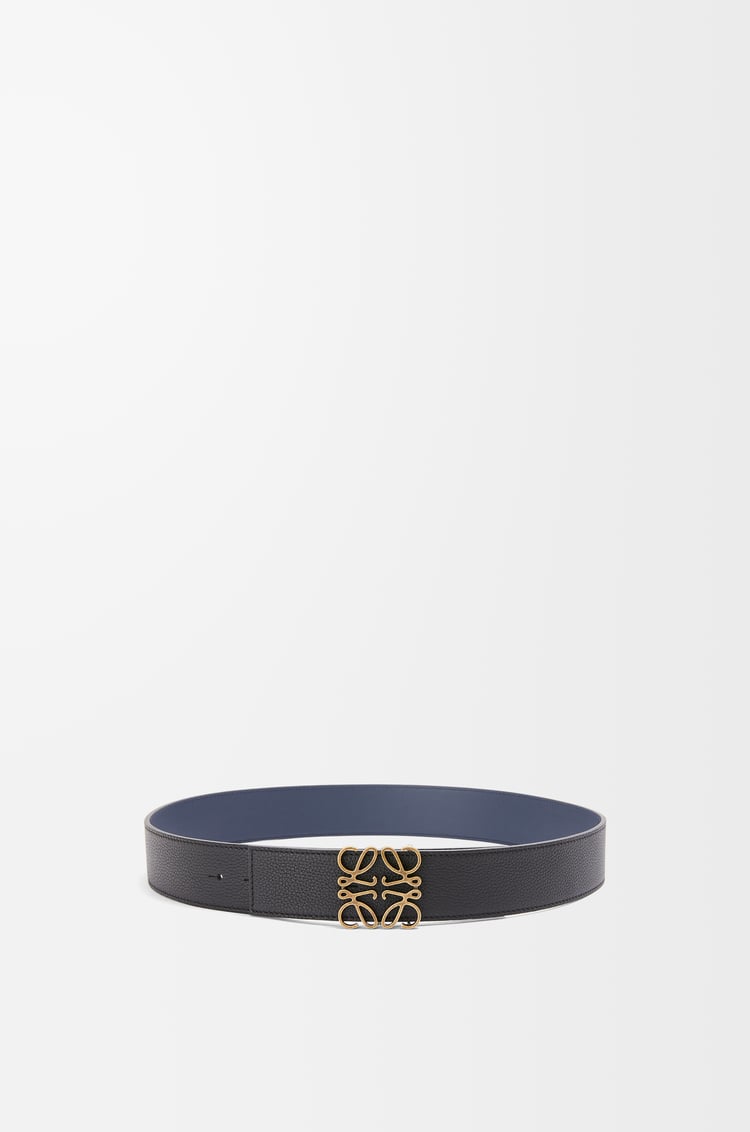 Loewe Reversible Anagram belt in soft grained calfskin and smooth calfskin 3 Colours