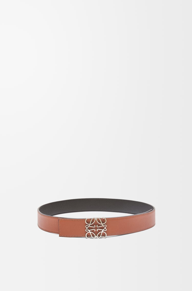 Loewe Reversible Anagram Belt In Soft Grained Calfskin And Smooth Calfskin 3 Colours