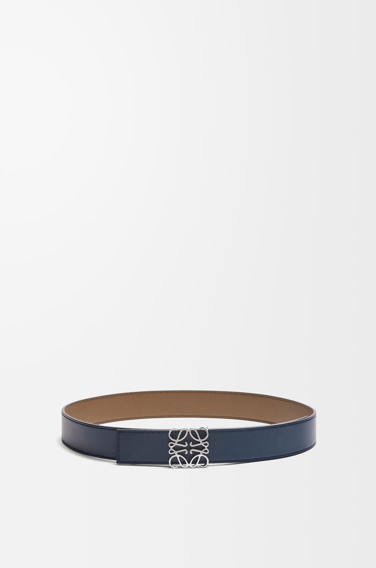 Loewe Reversible Anagram Belt In Soft Grained Calfskin And Smooth Calfskin 3 Colours