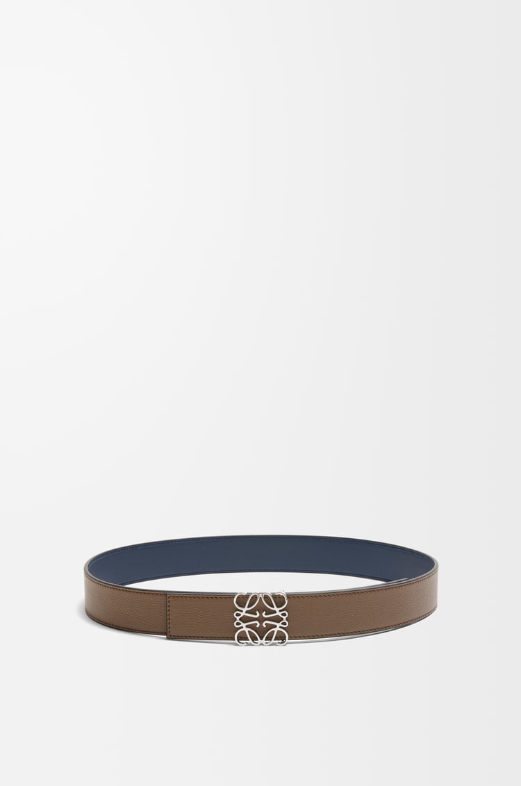 Loewe Reversible Anagram belt in soft grained calfskin and smooth calfskin 3 Colours