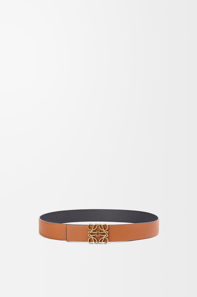 Loewe Reversible Anagram belt in soft grained calfskin and smooth calfskin 3 Colours