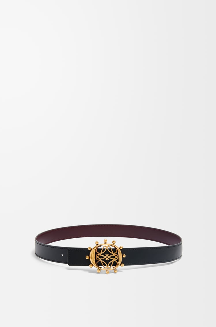 Loewe Reversible Anagram Ellipse Belt In Smooth Calfskin 1 Colours